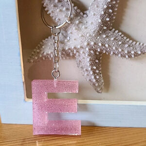 E Resin keychain